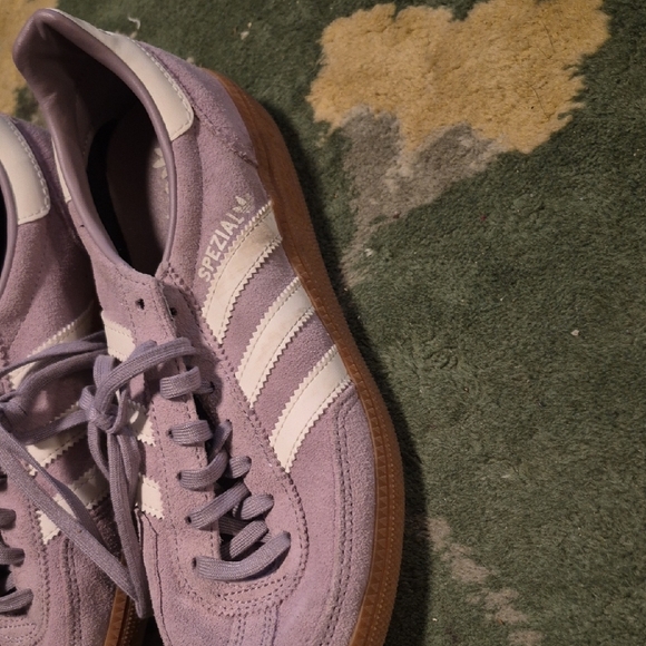 Adidas Lavender Suede Trainers - Picture 4 of 7